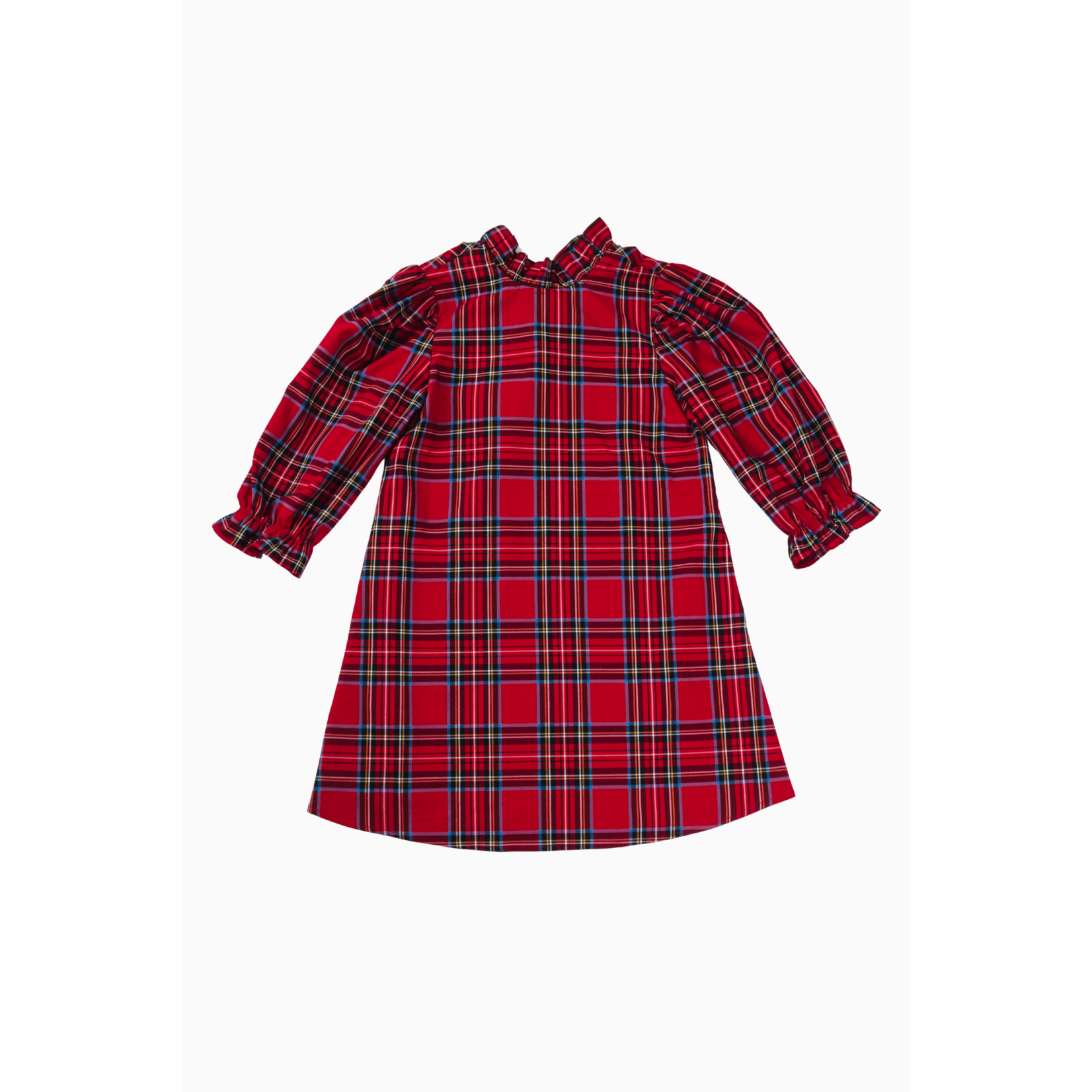 J Marie J Marie Hollin Long Sleeve Plaid Bow Dress