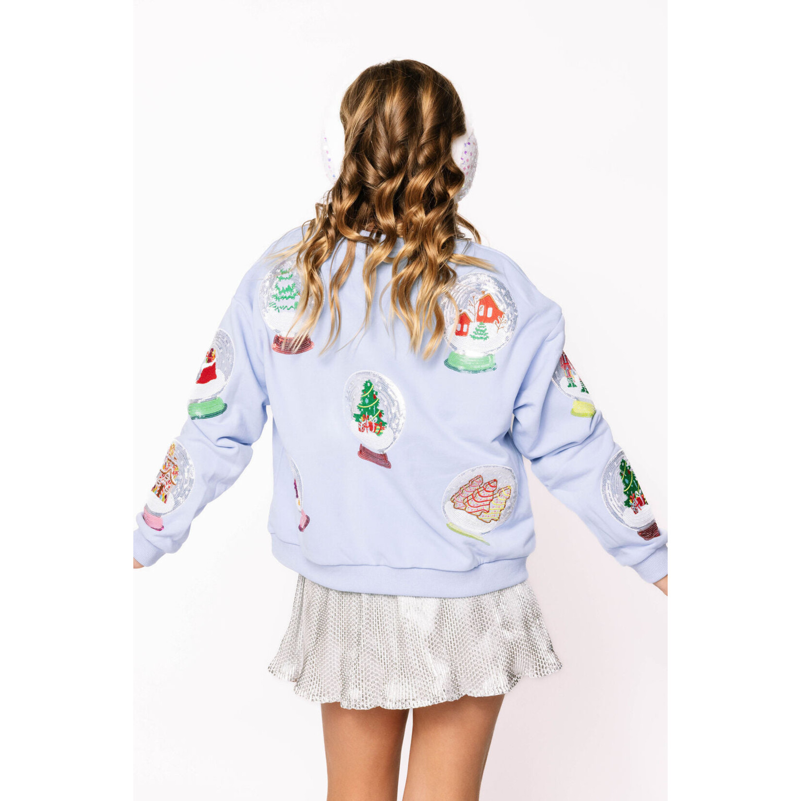 Queen of Sparkles Queen of Sparkles Snowglobe sweatshirt