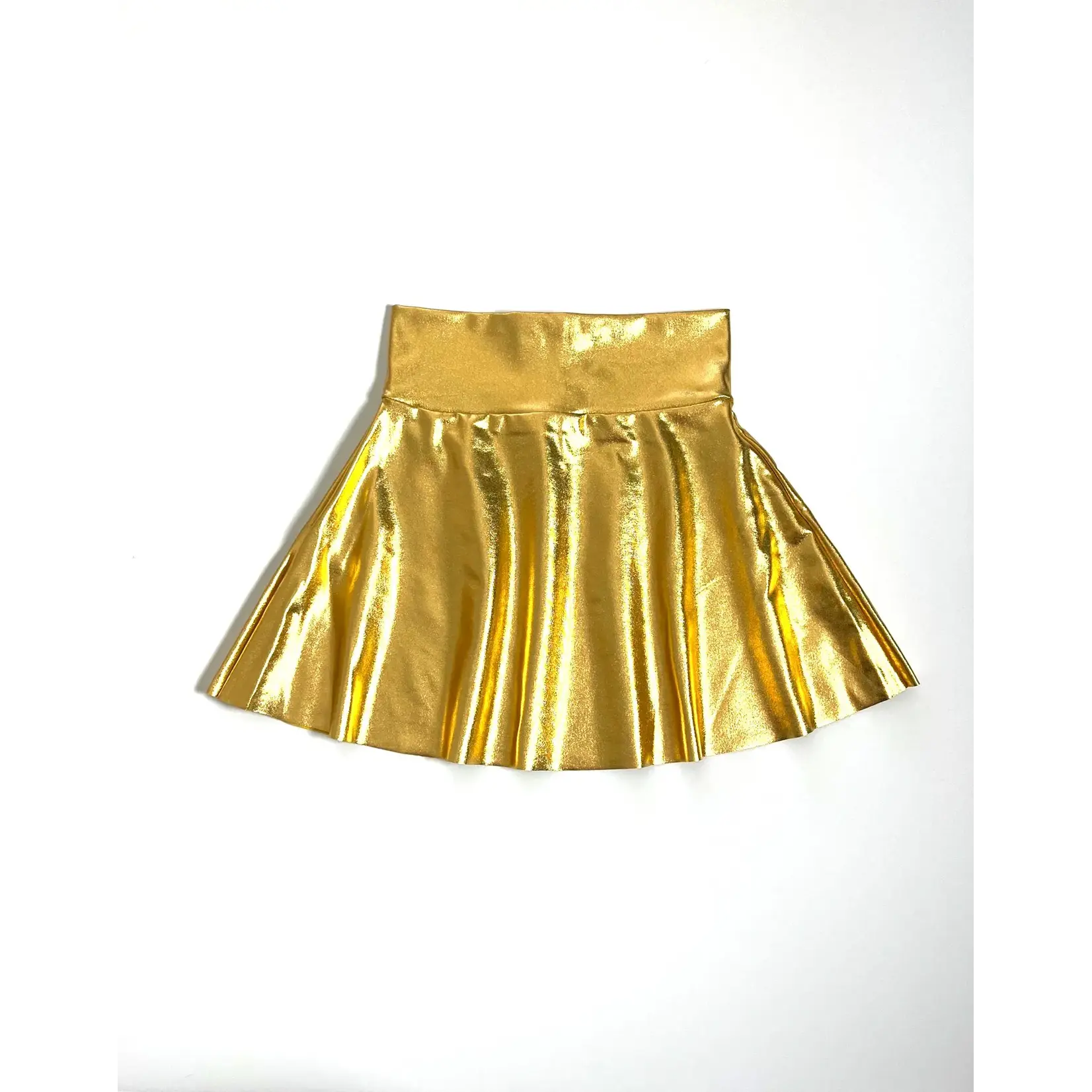 Peace Love & Baby Peace Love Girls Gold Skater Skirt