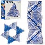 Speks Speks Geode Pyramid in Cobalt