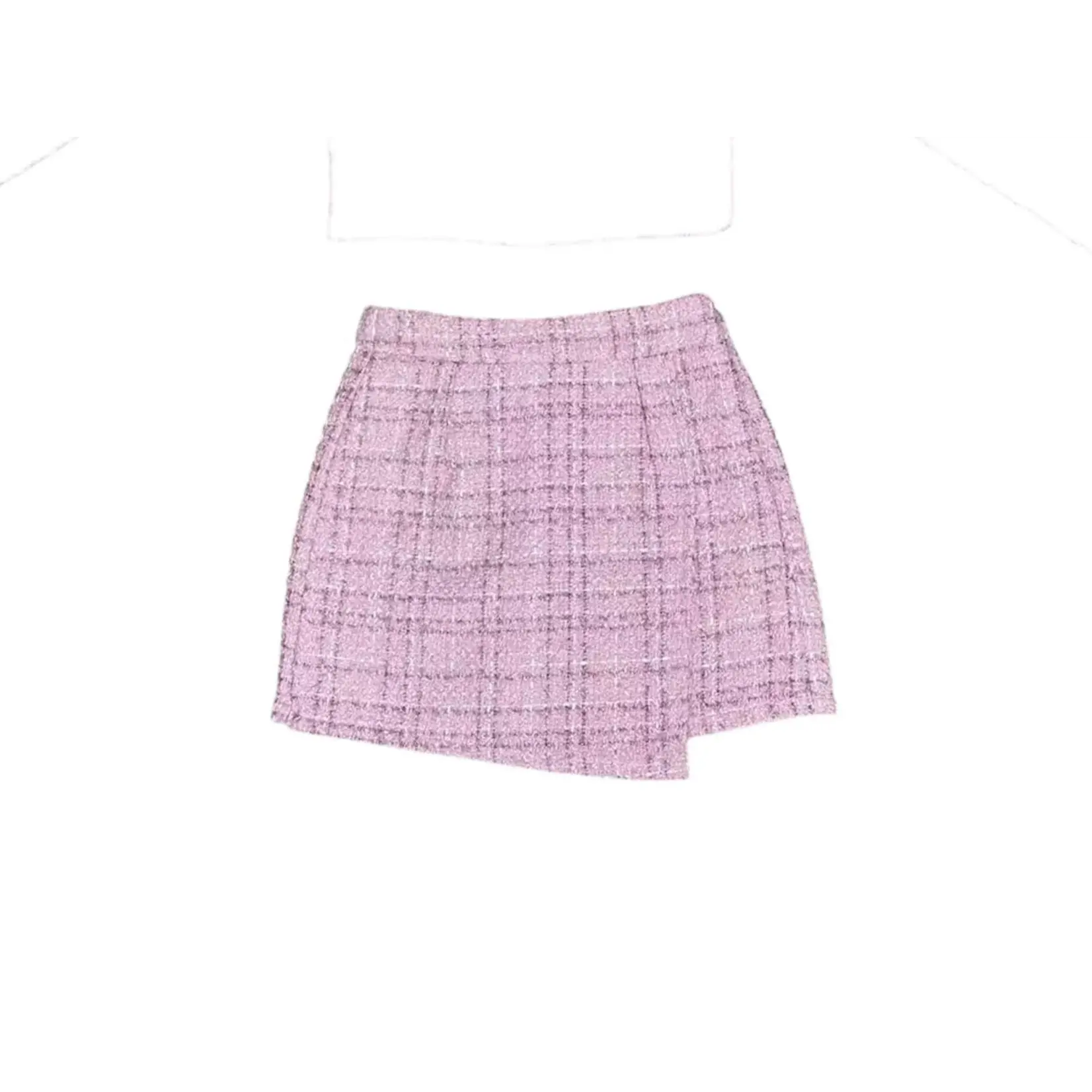 Little Olin Little Olin Lavender Tweed Skirt
