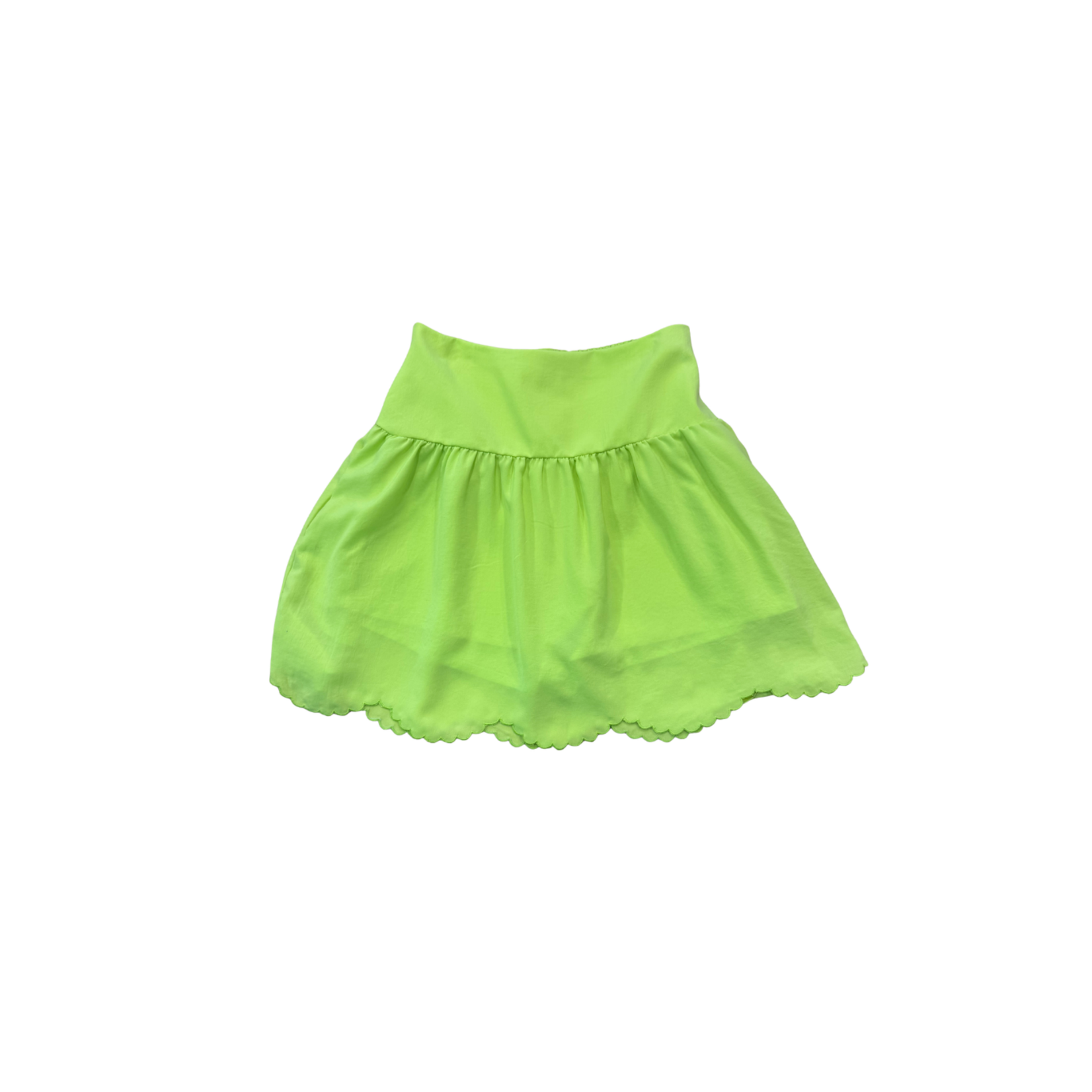 Gabby Gabby Green Scallop Skirt