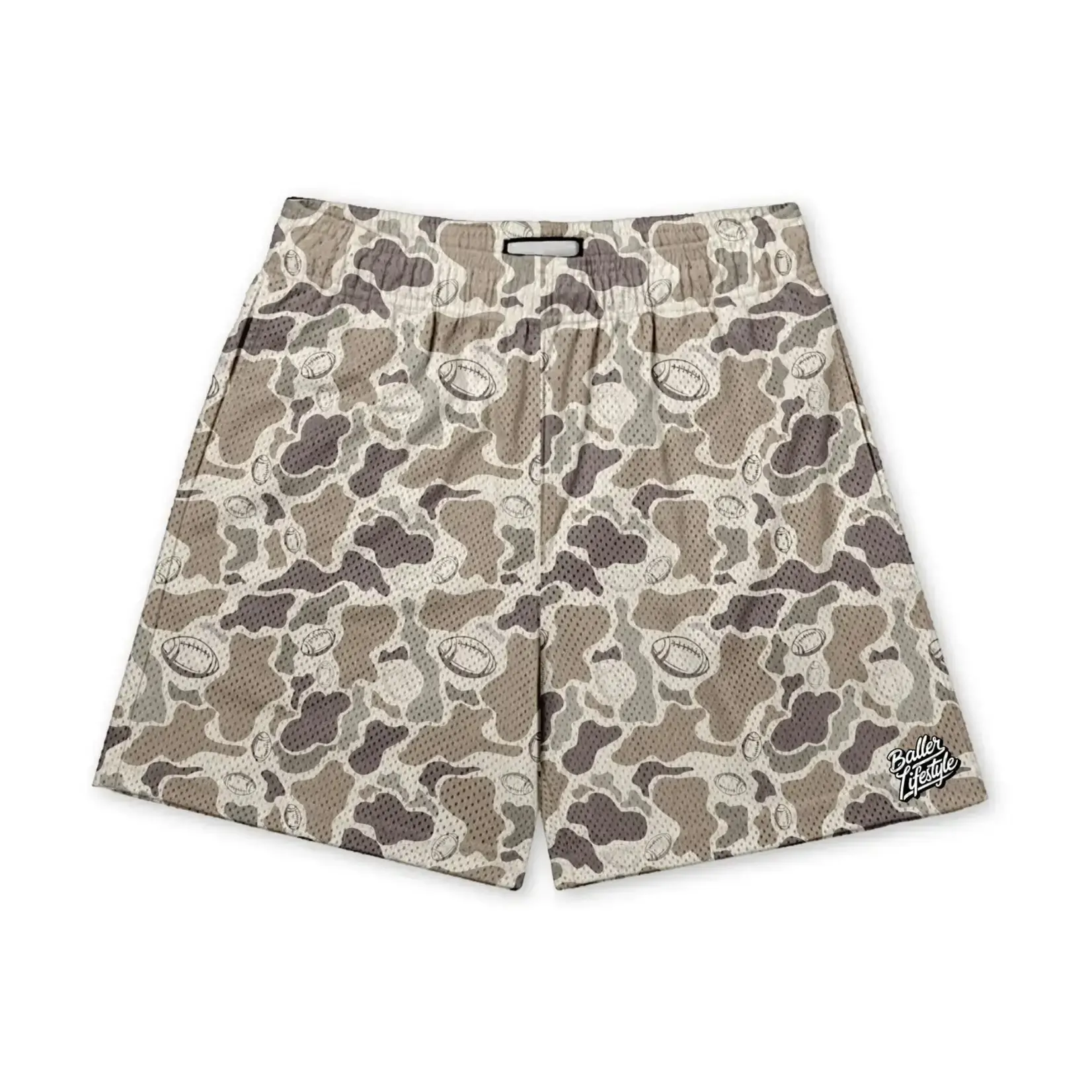 Baller Lifestyle Baller Lifestyle Camo Football Drip Shorts