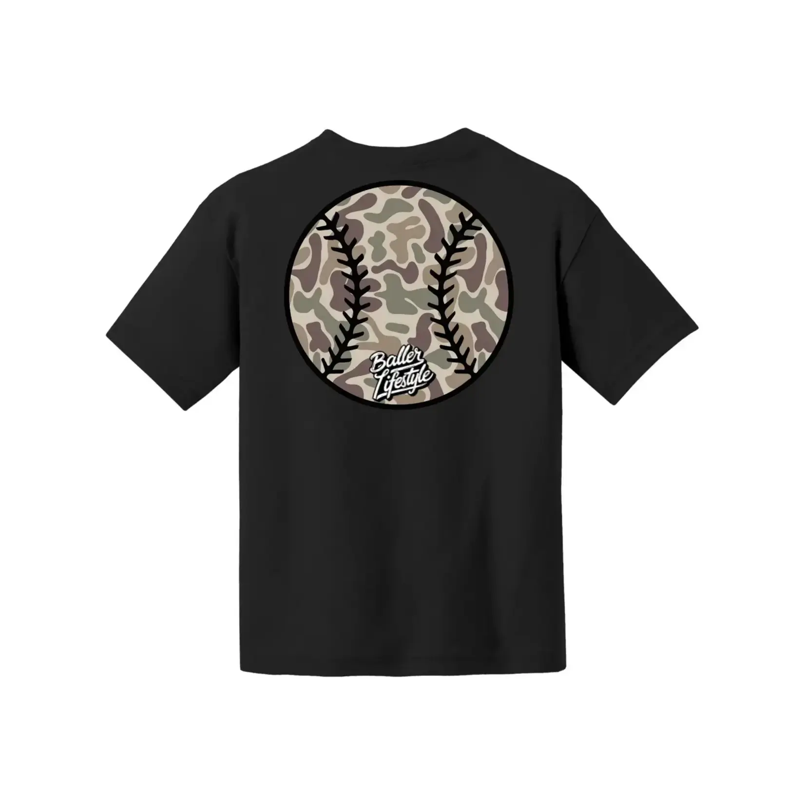 Baller Lifestyle Baller Lifestyle Black camo Ball Tee