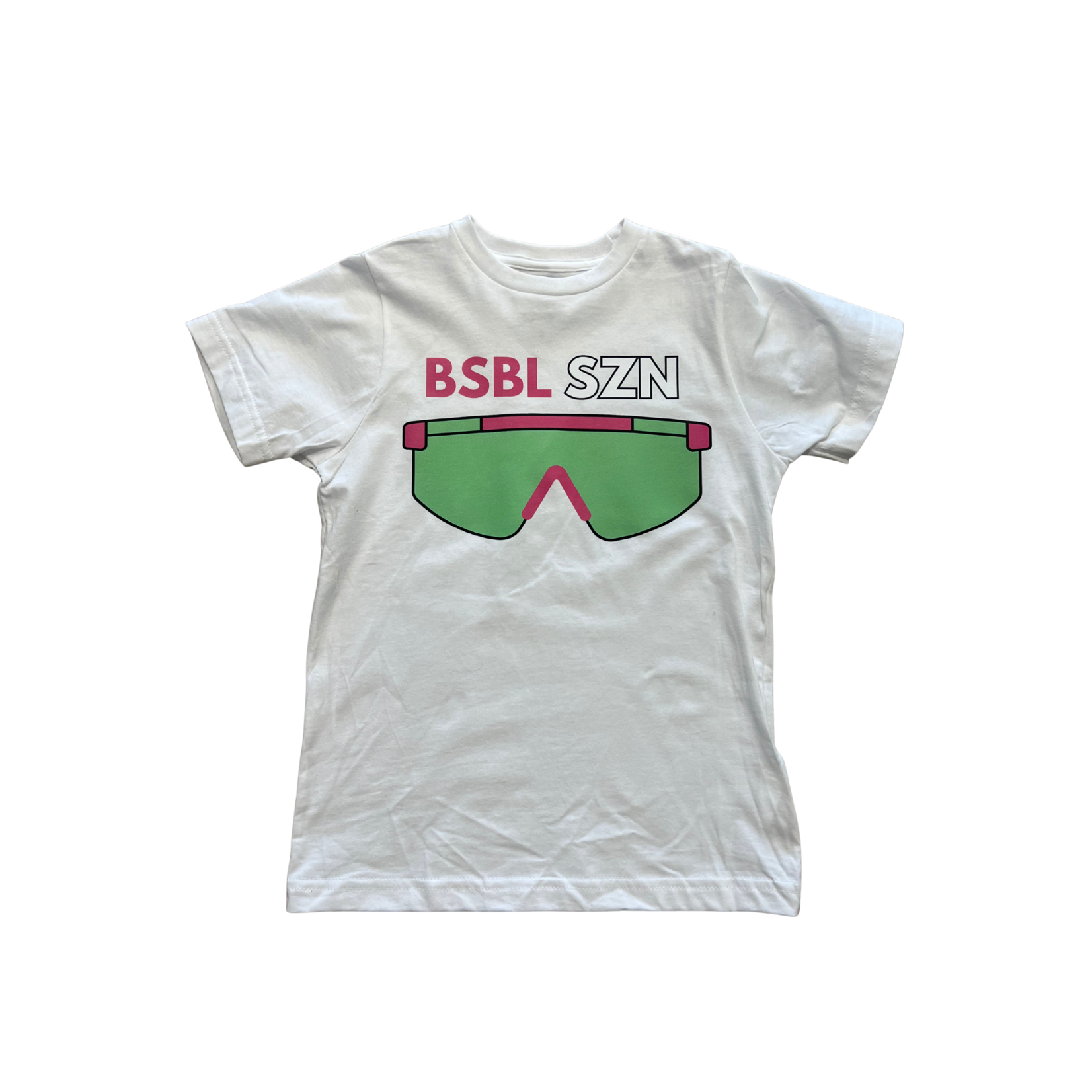 Baller Lifestyle Baller Lifestyle White tee with Pink and Green