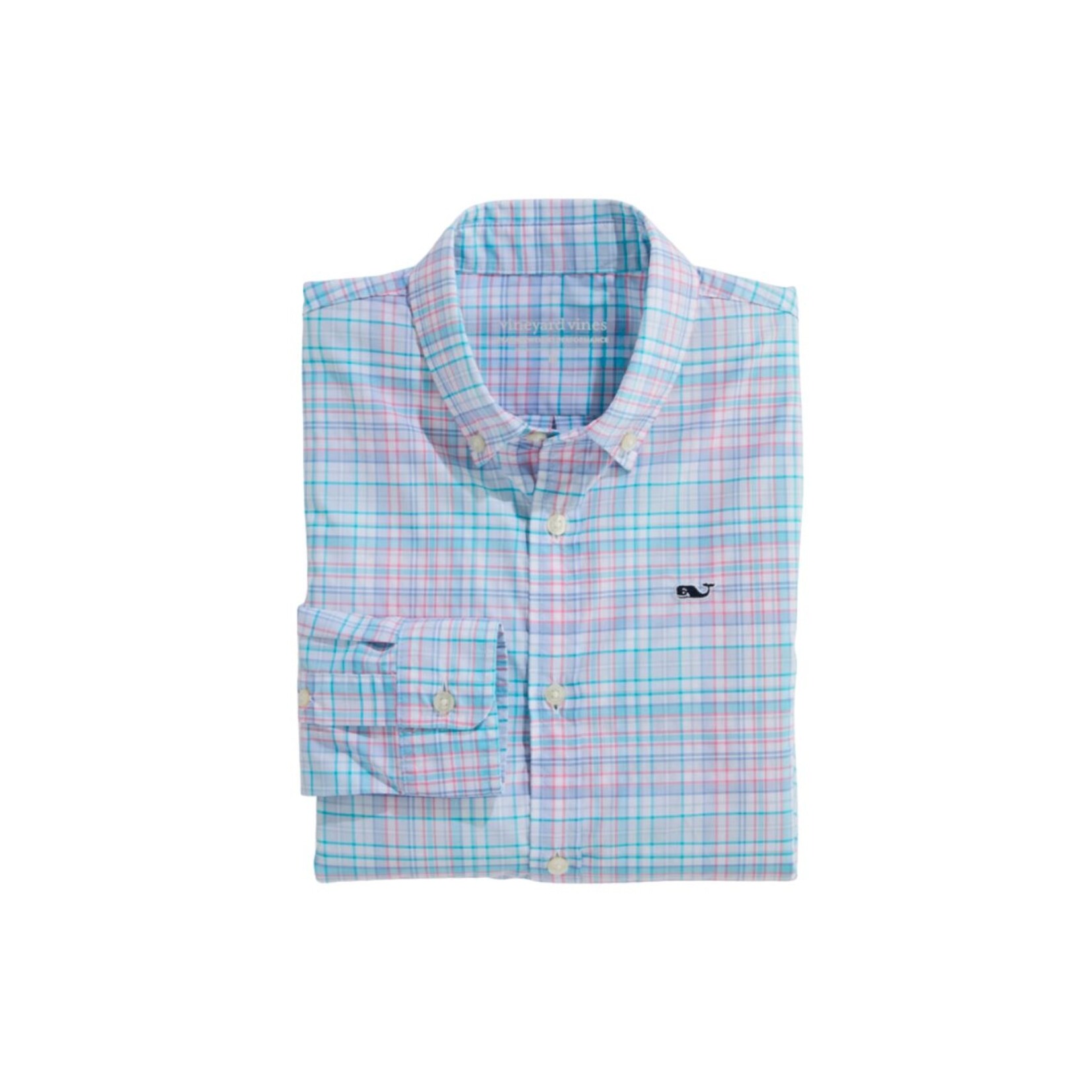Boys' Performance Parrotfish Plaid Featherweight Shirt