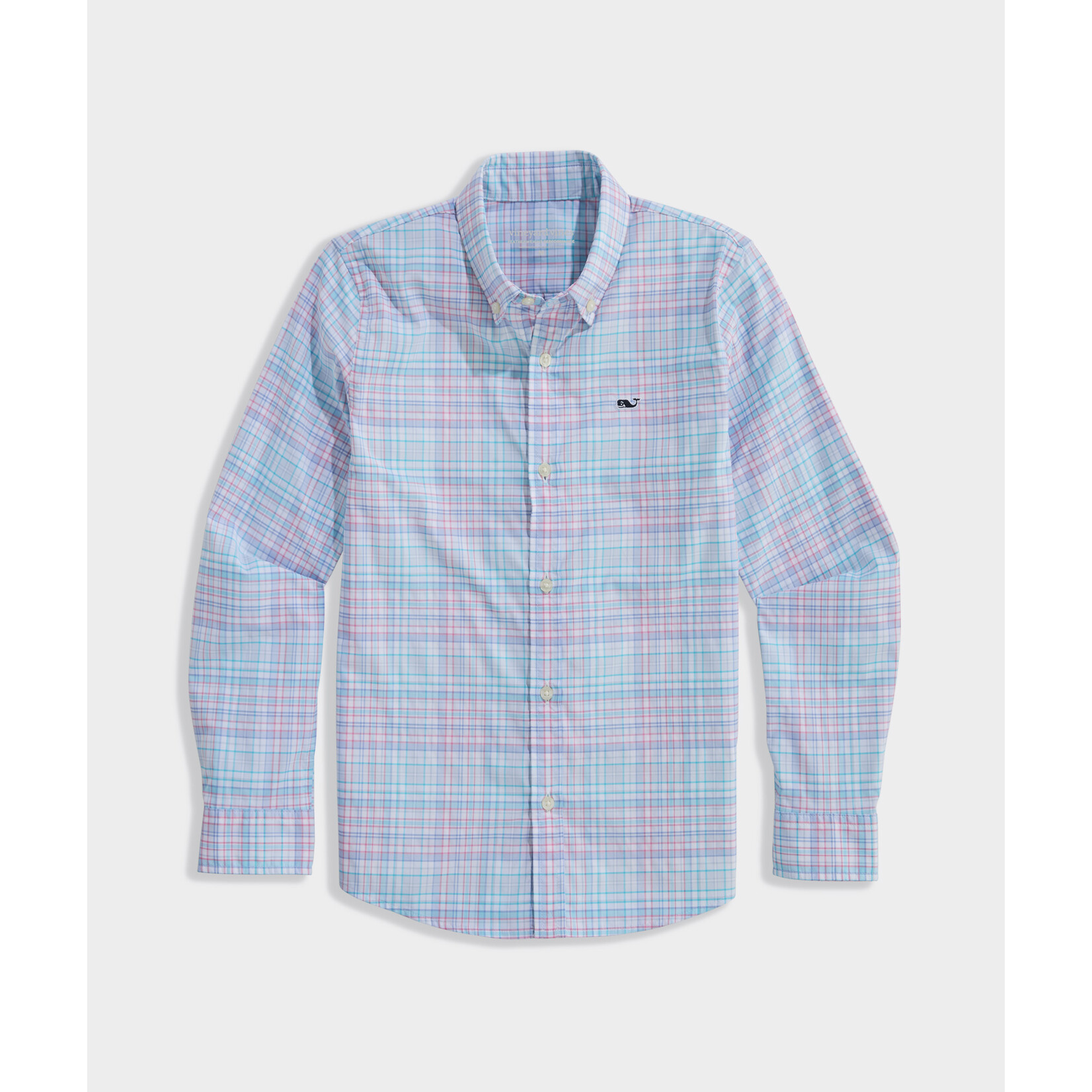 Boys' Performance Parrotfish Plaid Featherweight Shirt