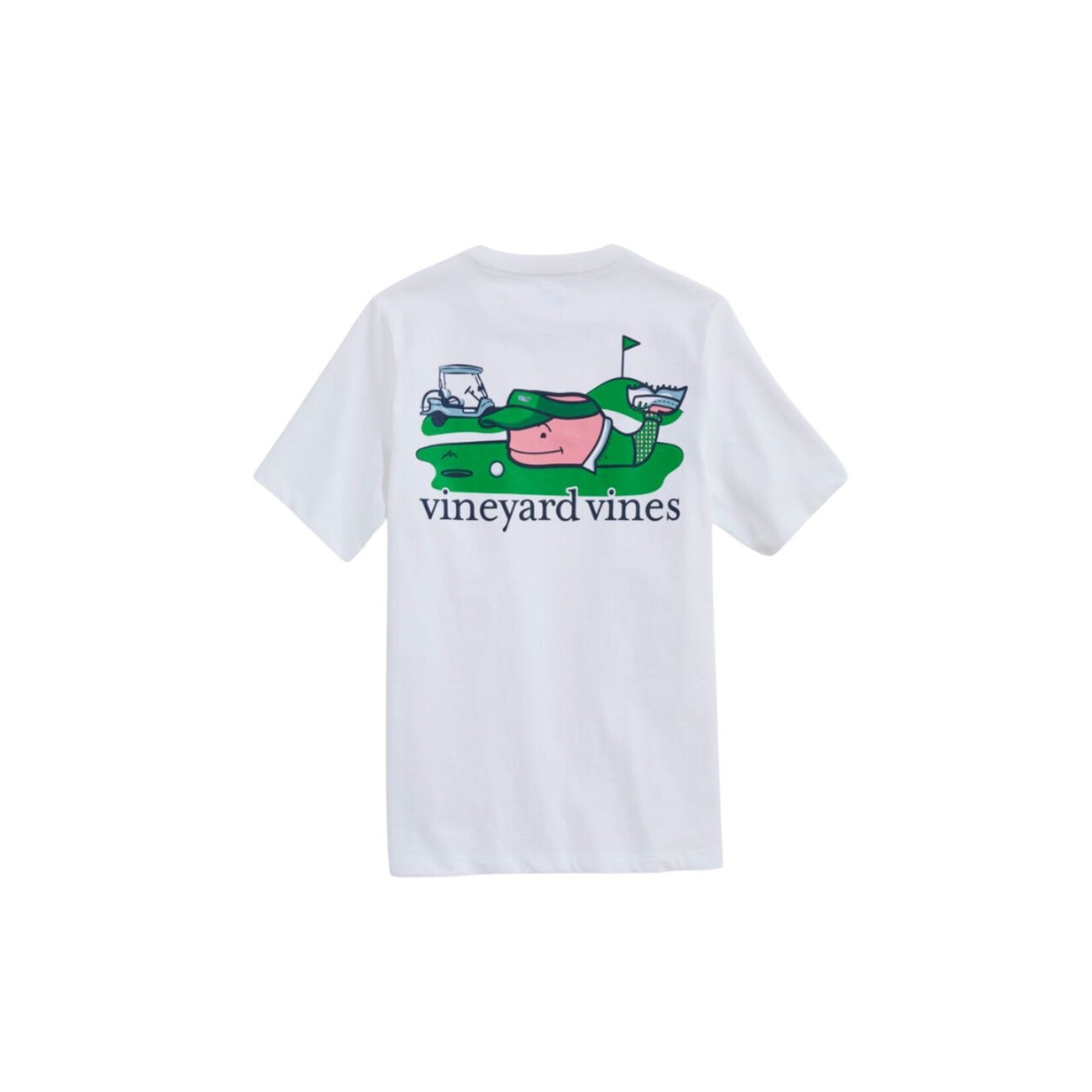 Golfer Whale Short-Sleeve Pocket Tee