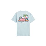 Beachy Surf Whale Short-Sleeve Pocket Tee