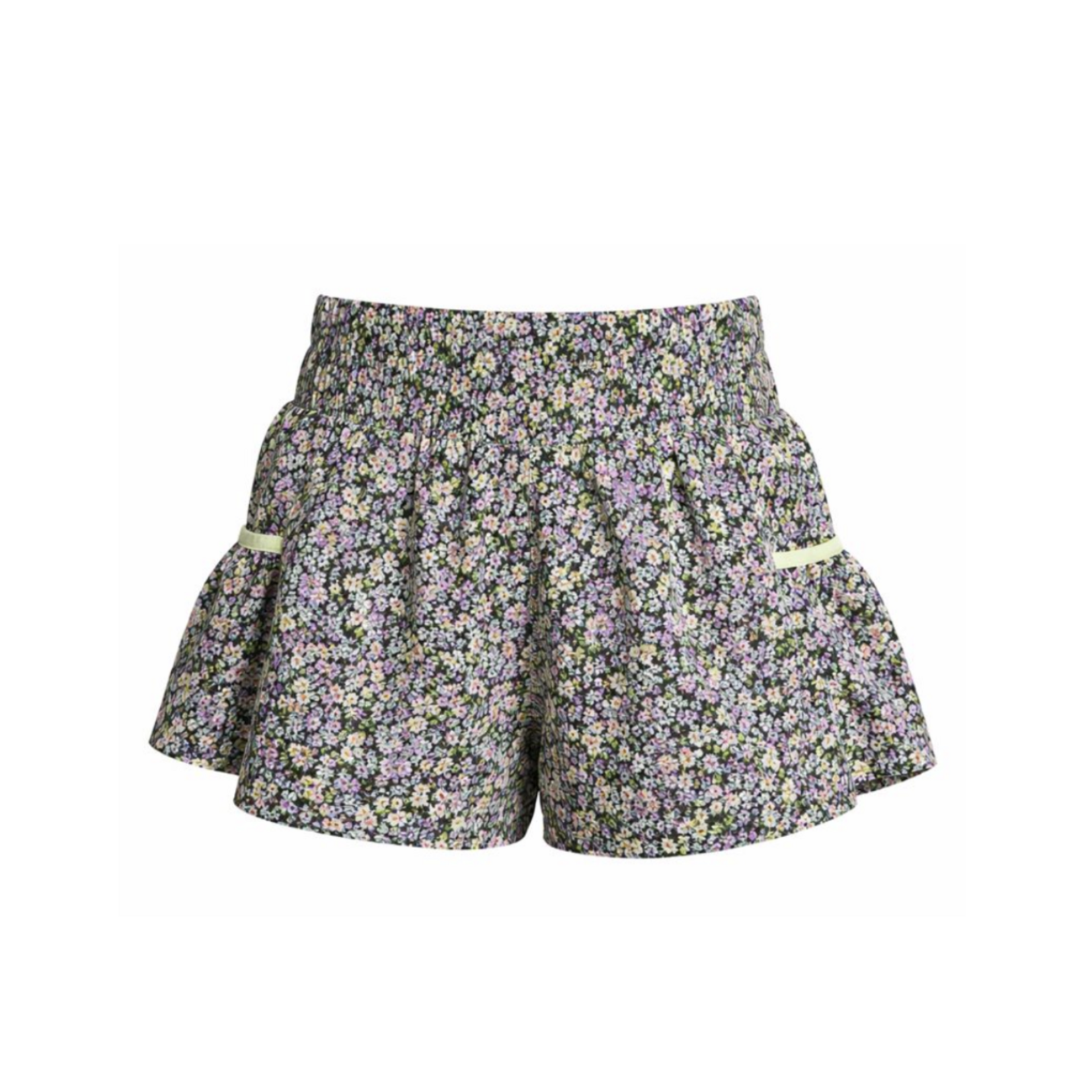 FP Movement FP Flirt Shorts Green Ditsy Field