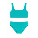 Limeapple Limeapple Fay Crinkle Tankini Swimsuit Turquoise