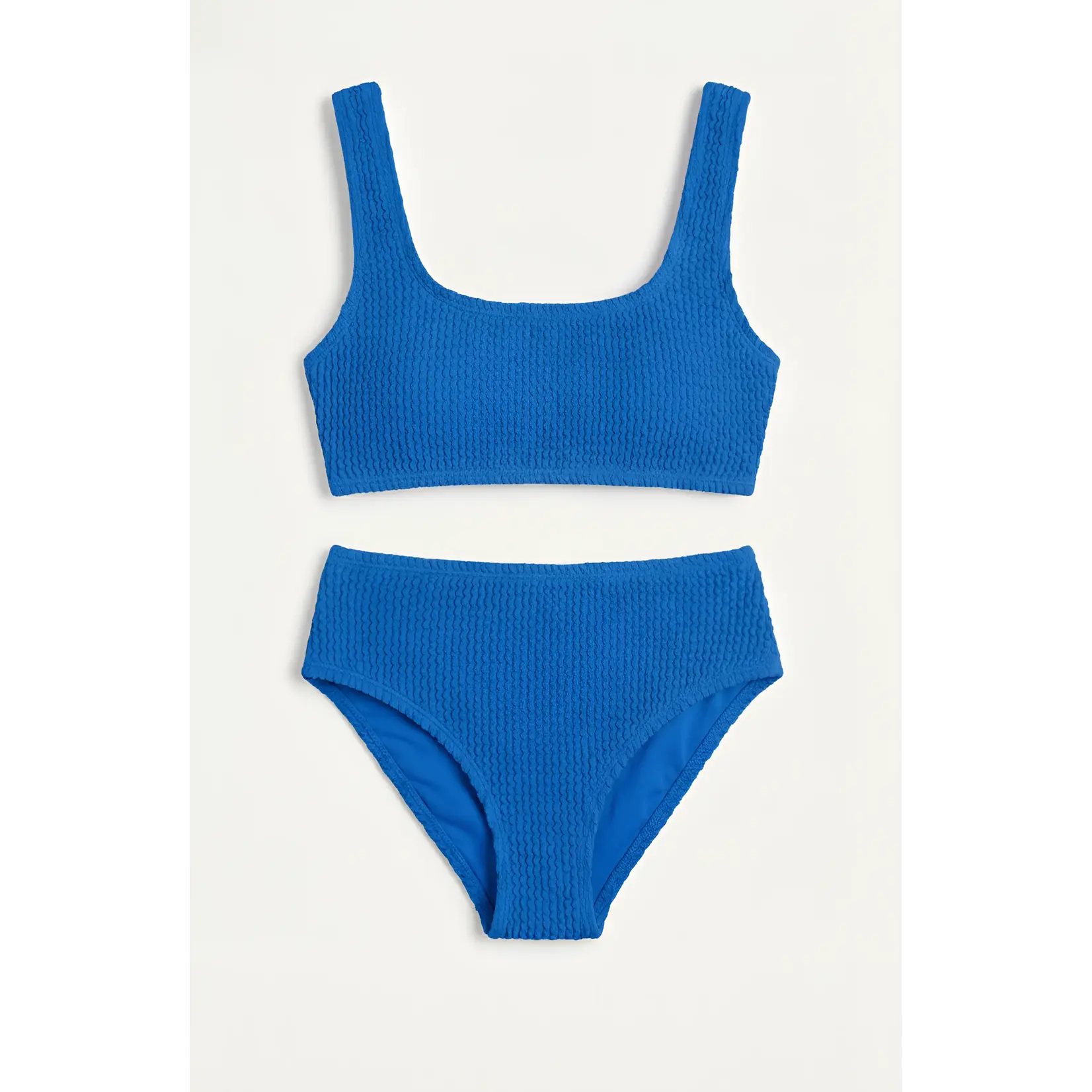 Limeapple Limeapple Fay Crinkle  Tankini Blue