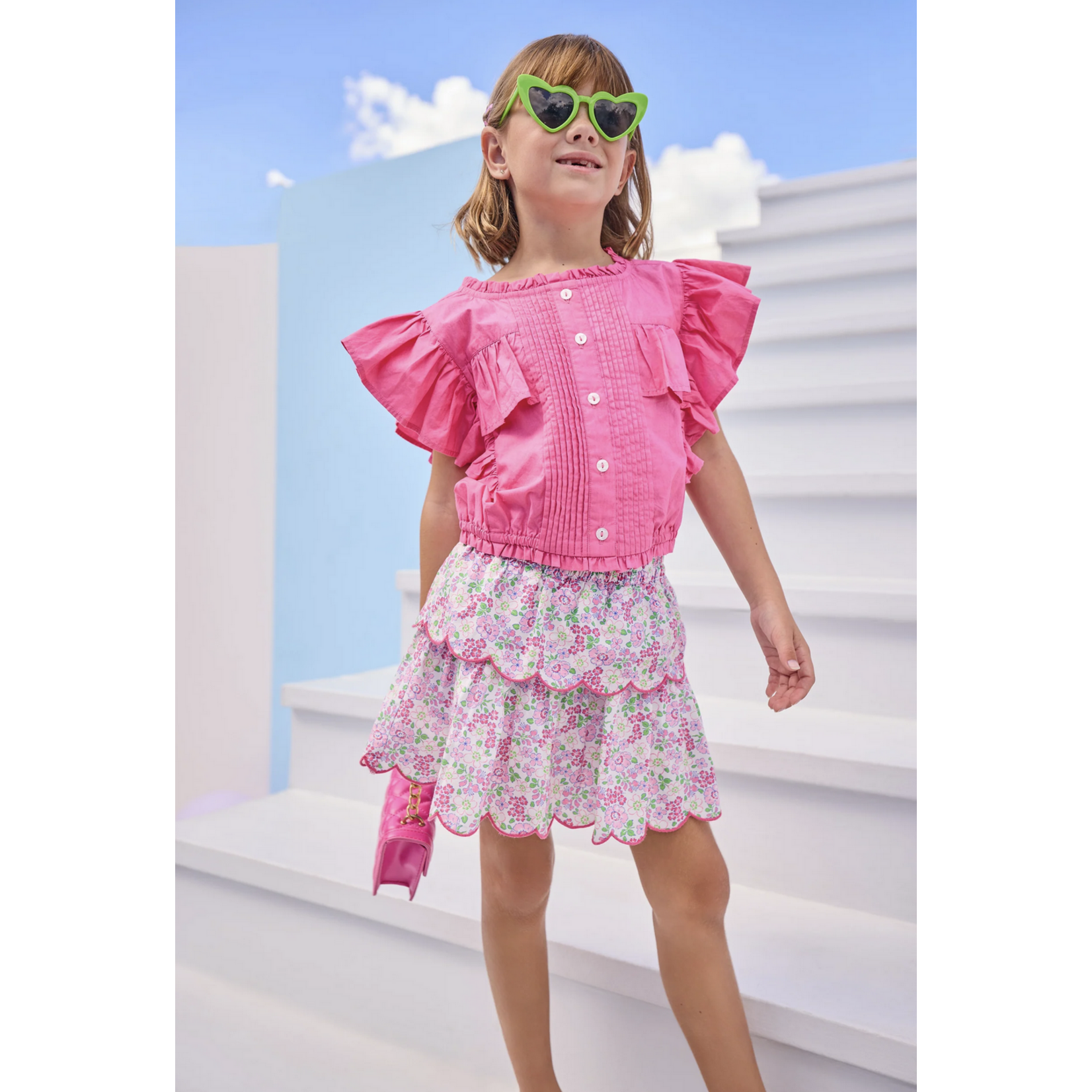 Bisby Bisby Annie Top Hot Pink