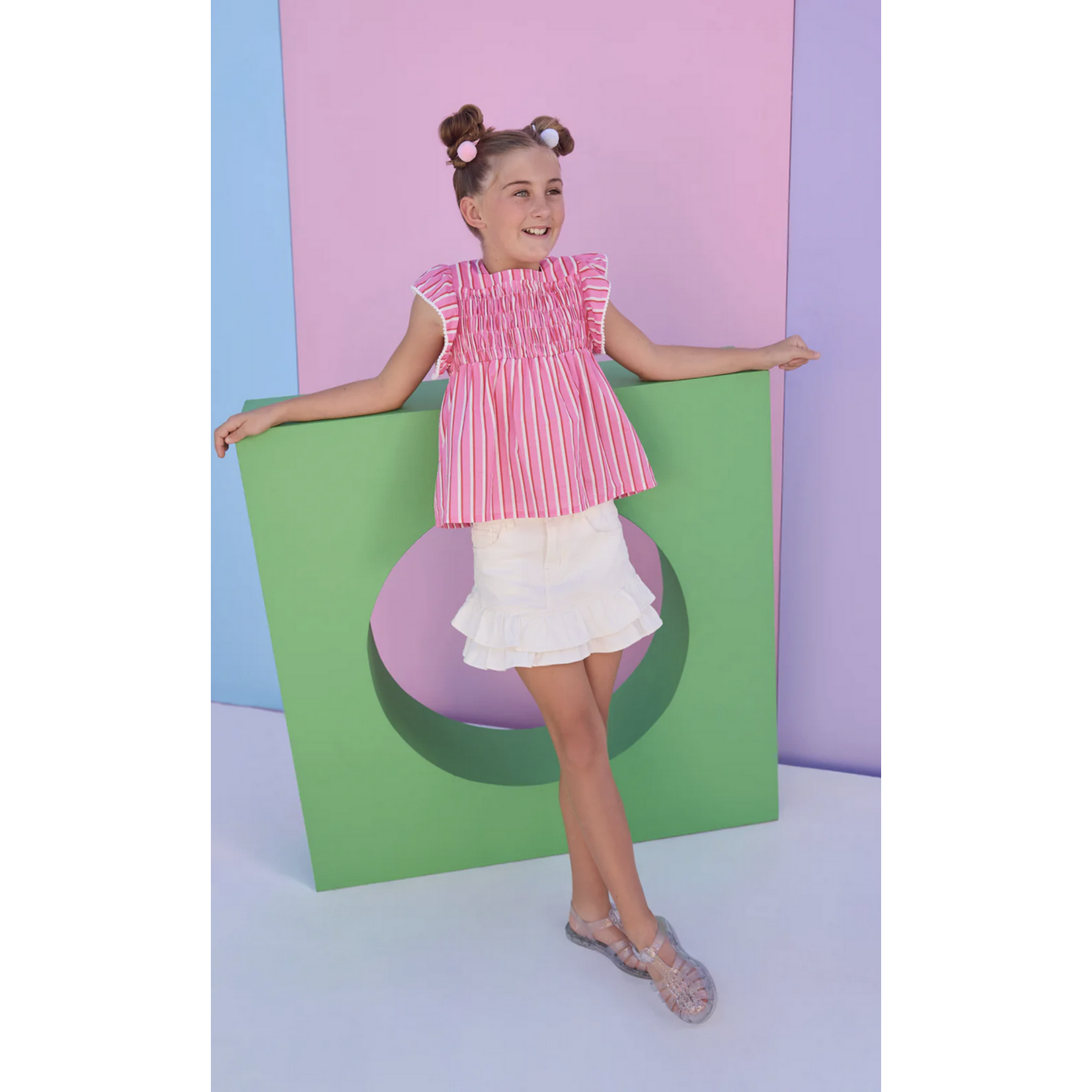 Bisby Bisby Chloe Saltwater Taffy Stripe Top