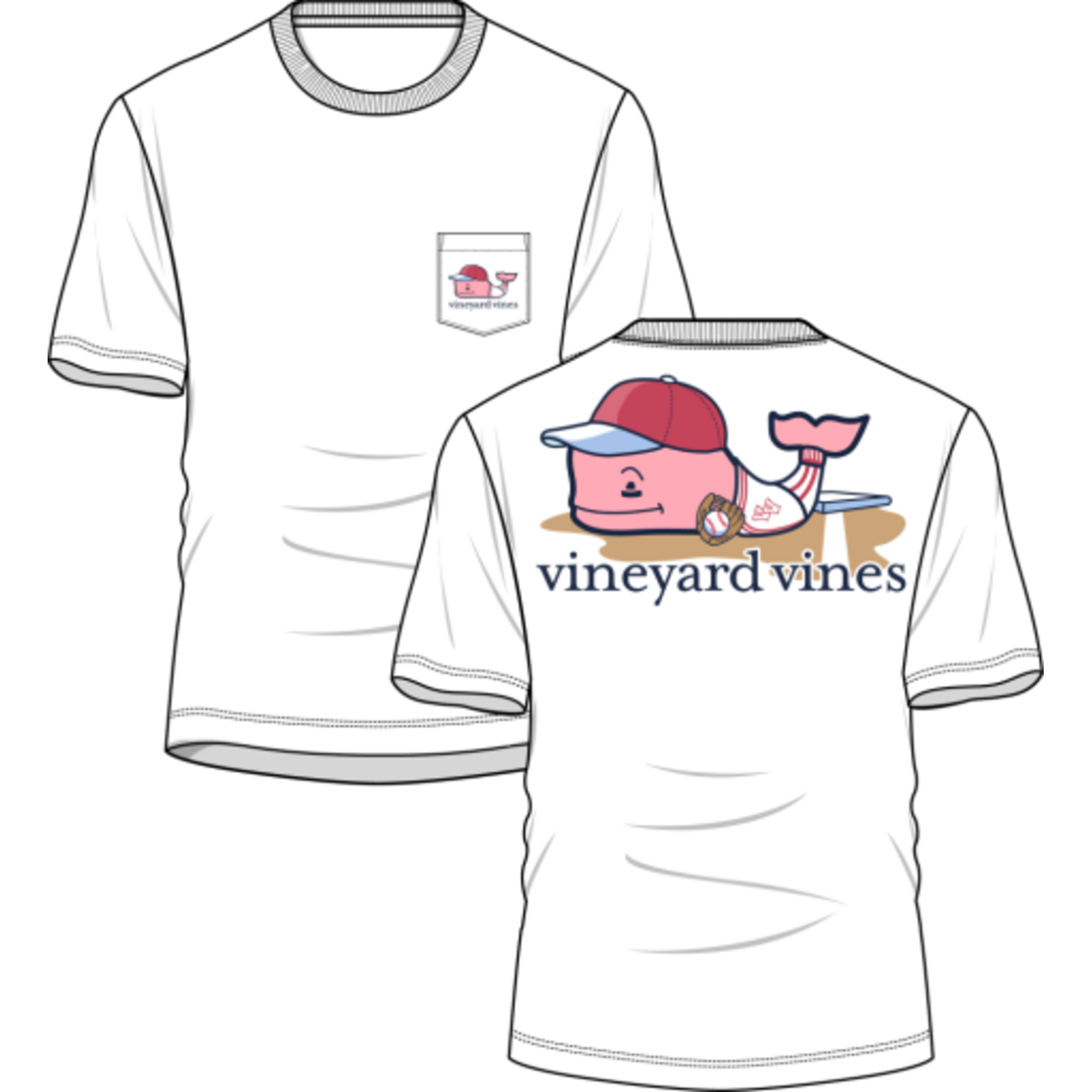 BOYS' FIRST BASE WHALE SS TEE