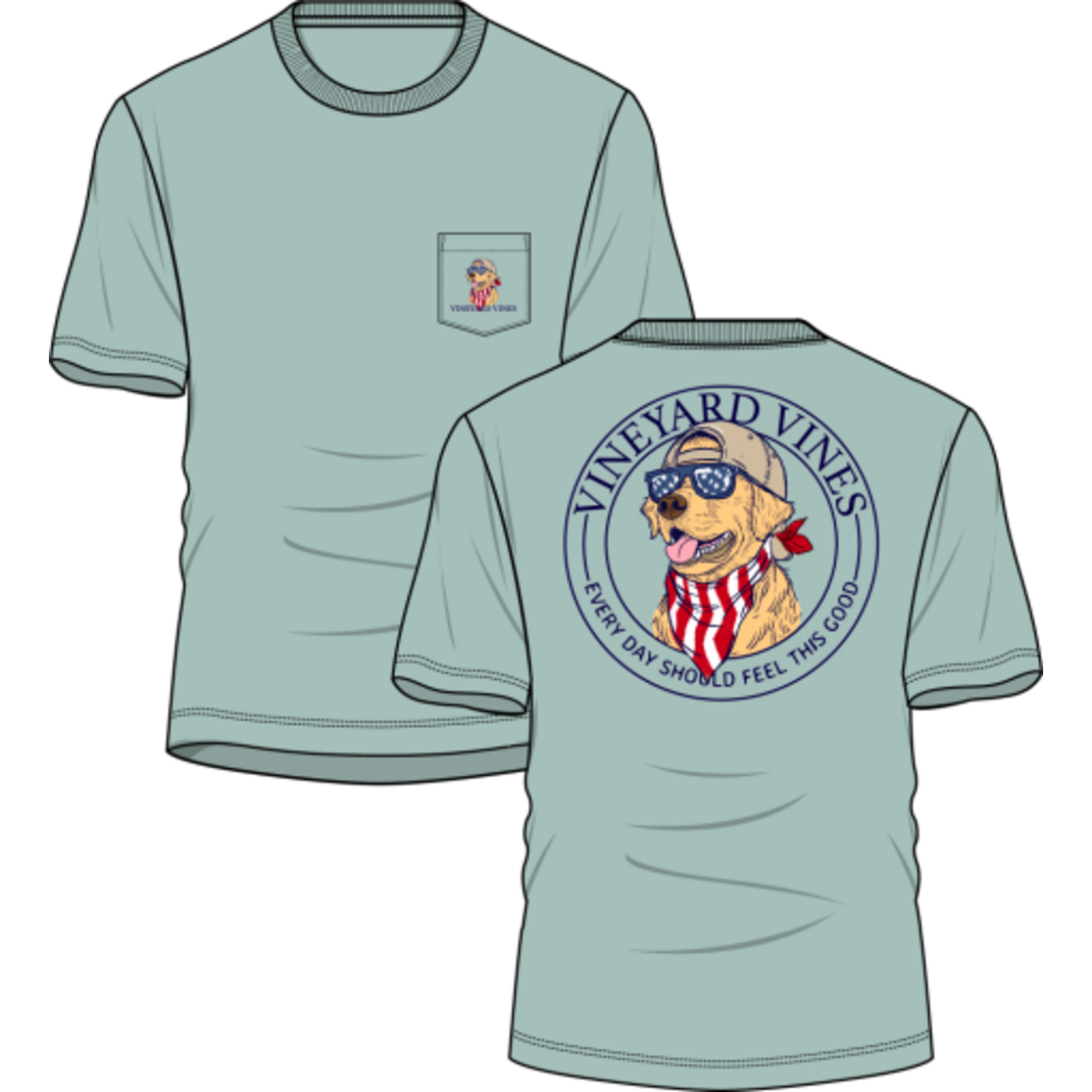 BOYS' AMERICANADOG SS P TEE