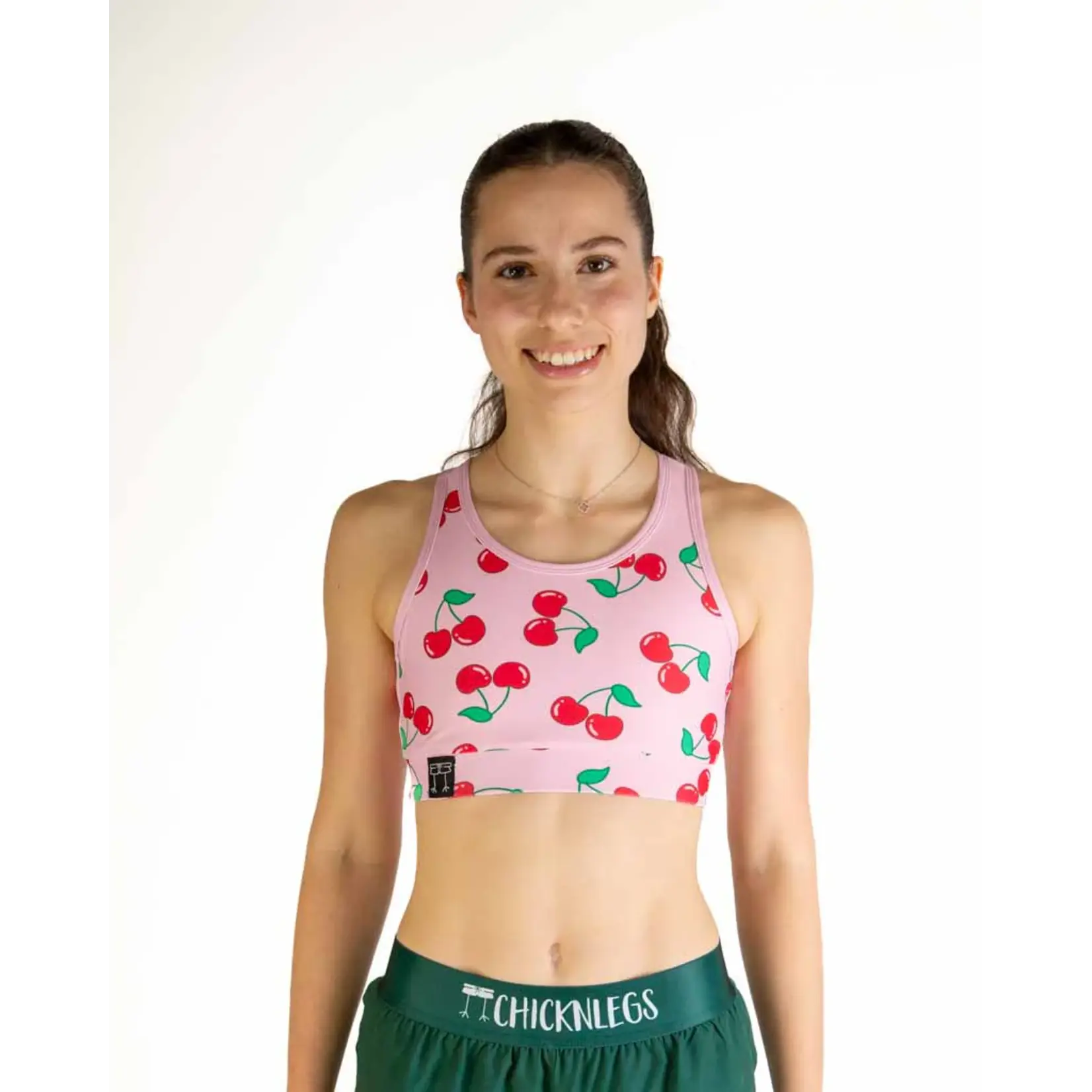 Chicknlegs Chicknlegs Cherries Sports Bra