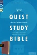NIV Quest Study Bible, Brown Index 0856
