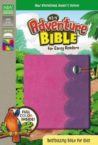 Zonderkidz NIrV Adventure Bible for Early Readers, pink/purple 4597