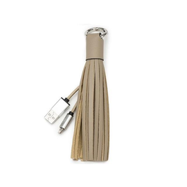 INCIPIO Incipio Chic Buds Tassel Keyring + Lightning Cable - Taupe