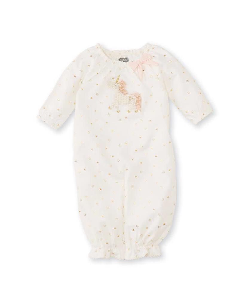 Mud Pie Unicorn Gown 0-3months