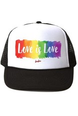 Bubu Youth Black Trucker hat - Love is Love