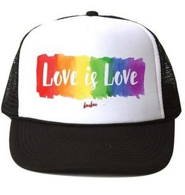 Bubu Youth Black Trucker hat - Love is Love