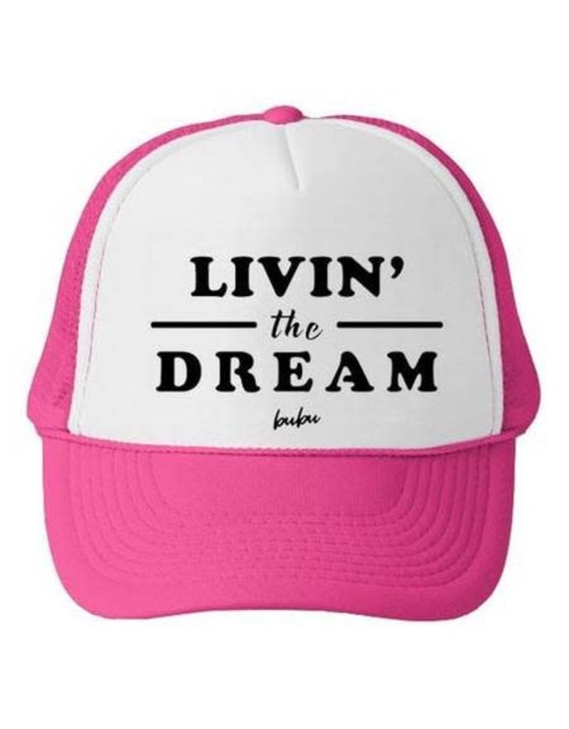 Bubu Youth Pink Trucker hat - Livin' The Dream