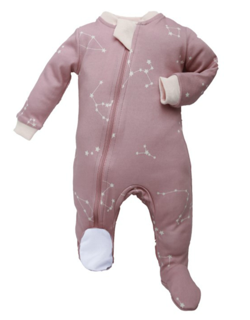 Zippy Jamz Pink Galaxy Love Babysuit