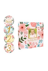 Pearhead Baby's Memory Book & sticker Set: Floral