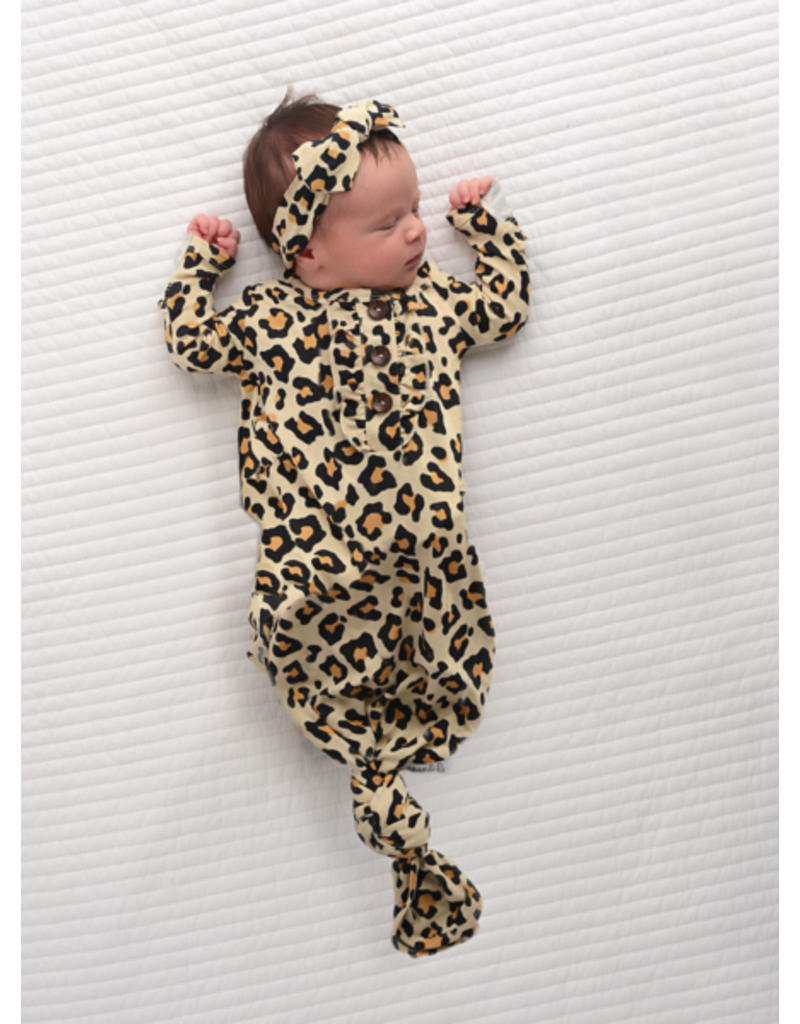 Gigi & Max Gigi & Max Knotted Newborn Gown: