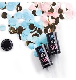Pearhead Gender Reveal Confetti Poppers