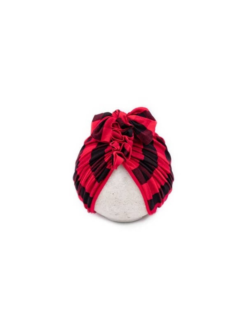 BluTaylor Limited Head Wrap: Red Buffalo 6-18 mos