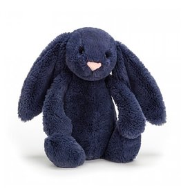 jellycat Medium Navy Bashful Bunny