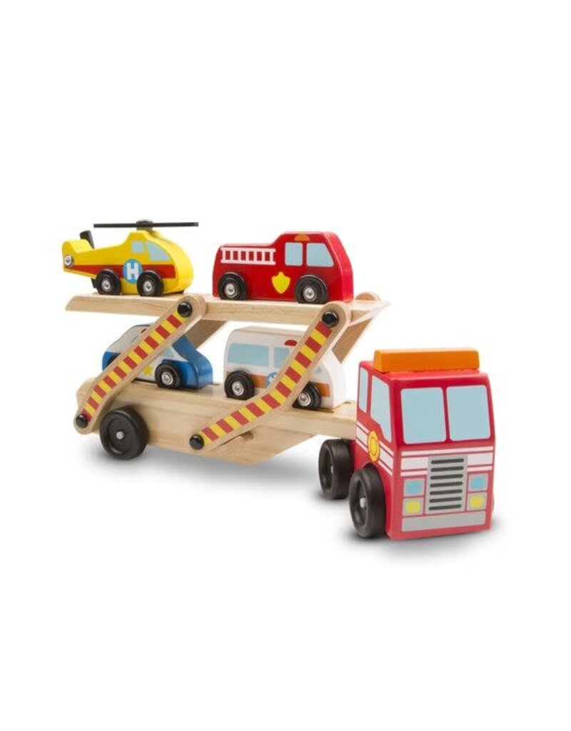 Melissa & Doug Emergency Vehicle Carrier