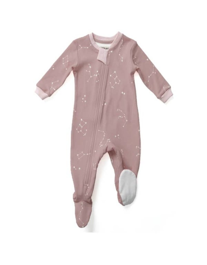 Zippy Jamz Pink Galaxy Love Babysuit