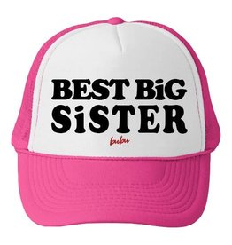 Bubu Youth Pink Trucker hat - Best Big Sister