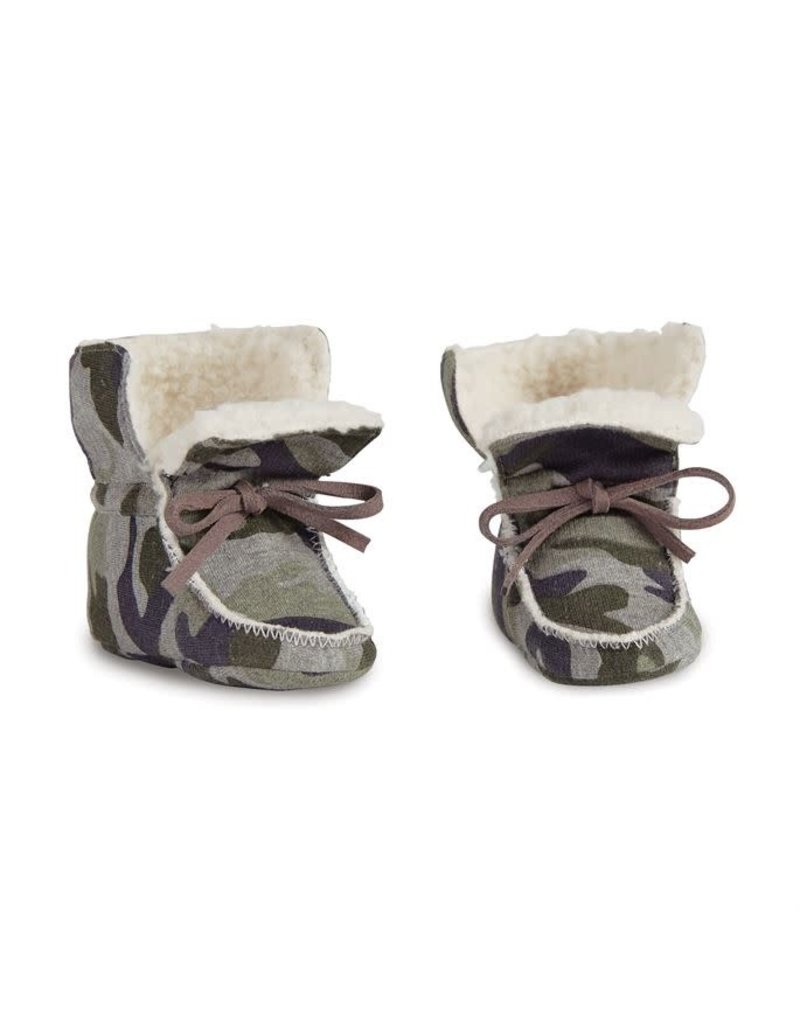 Mud Pie CAMO SHERPA BOOTIES