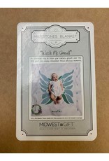 Ganz Bamboo Cotton Milestone Blanket Months