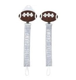 Mud Pie Mud Pie Little Champ Football Paci Clip