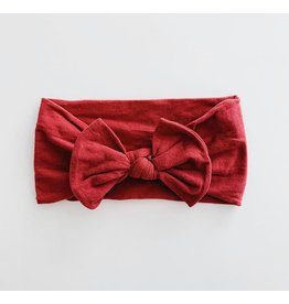 The Sugar House Sugar + Maple Nylon Bow- Red