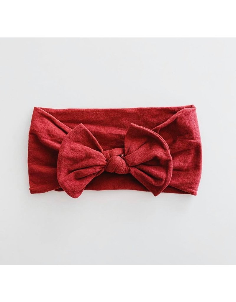 The Sugar House Sugar + Maple Nylon Bow- Red