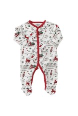 Mud Pie VERY MERRY RED TRIM SLEEPER 9m