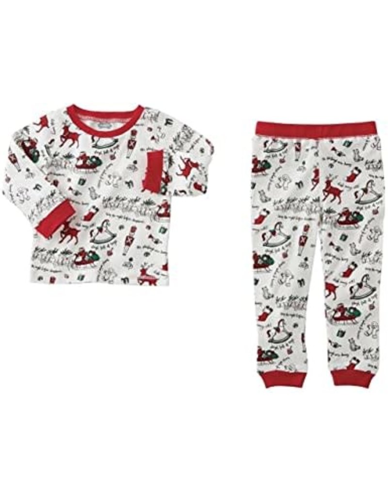 Mud Pie VERY MERRY RED CHRISTMAS PJS 5T