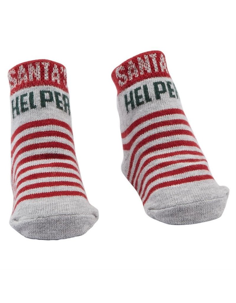 Mud Pie SANTA'S HELPER SOCKS