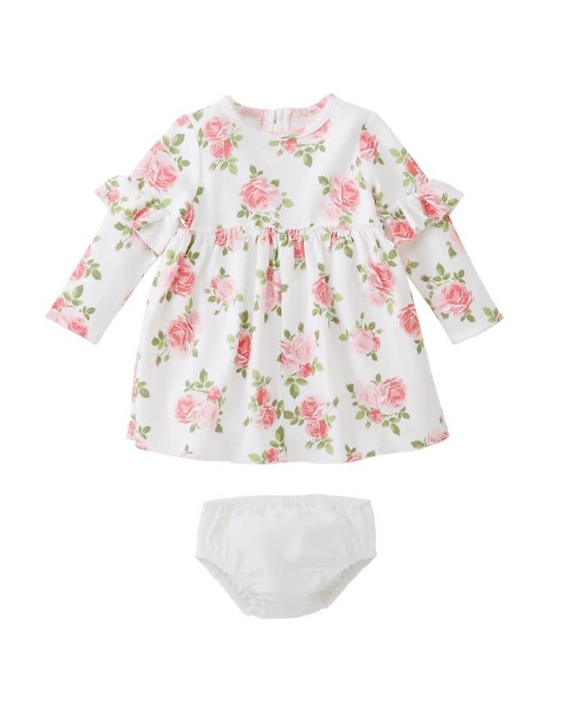 Mud Pie Floral Dress with Bloomer