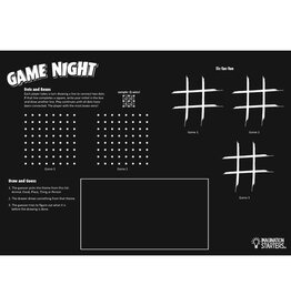 Imagination Starters Chalkboard Game Night Placemat