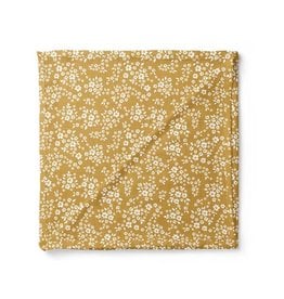 Mini Scout LLC Whimsy Floral Swaddle Mustard