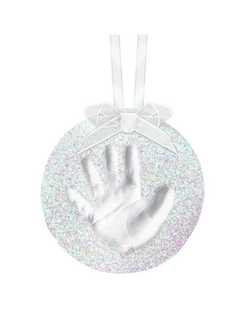 Pearhead Babyprints Christmas Ornament, Glitter