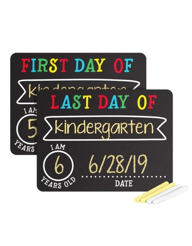 Pearhead First And Last Day Photo Sharing Chalkboard Signs